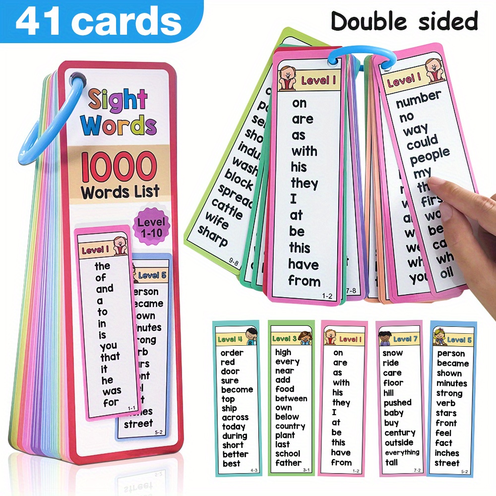 1000 Sight Words Flash Cards f - огляд і ціна Kids Education Activities