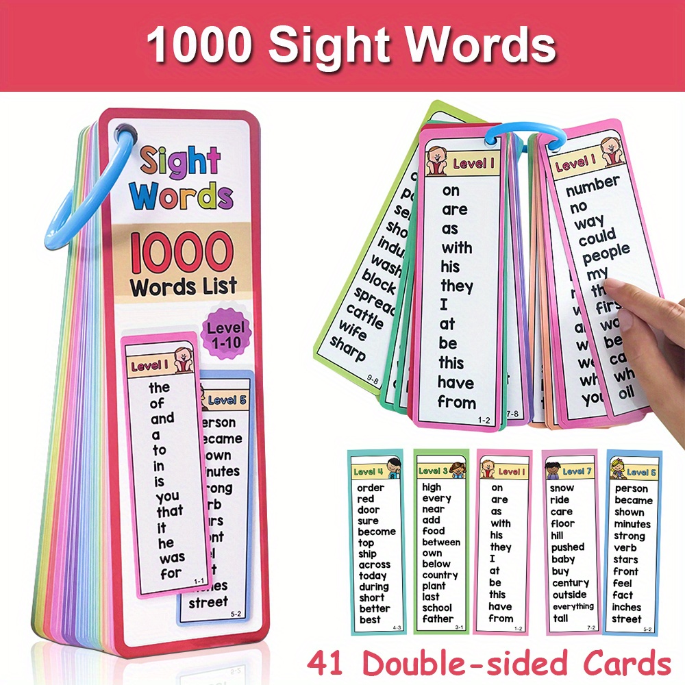 1000 Sight Words Flash Cards f - огляд і ціна Kids Education Activities