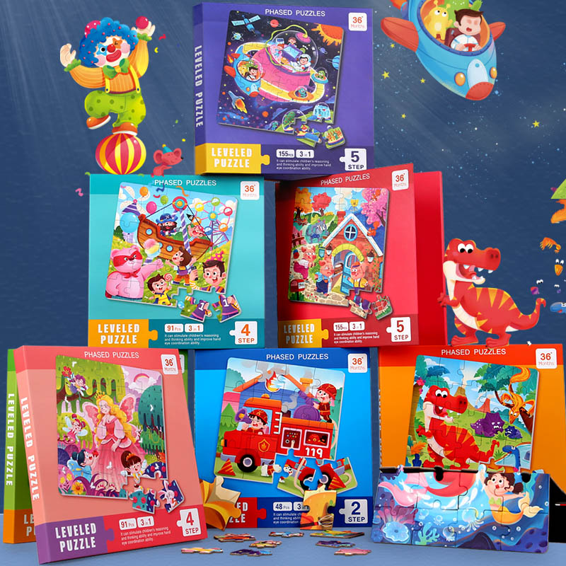 Kids Magnetic Wooden Puzzle Ca - огляд і ціна Kids Educational Box