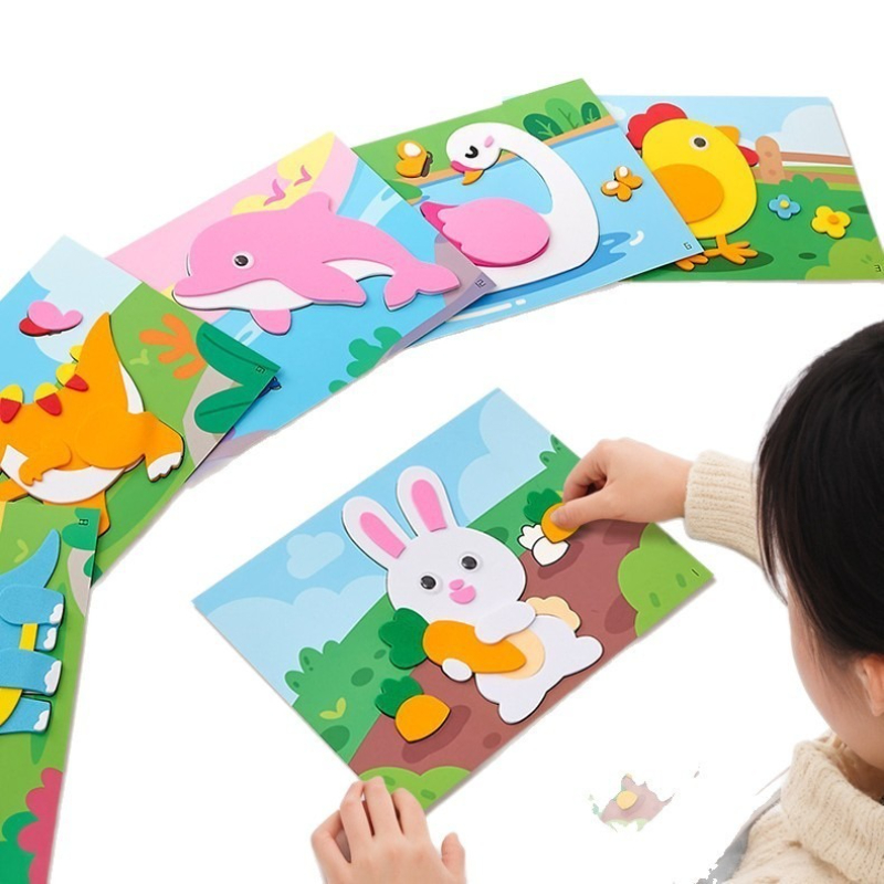 12Pcs/set 3D EVA Foam Sticker  - огляд і ціна Kids Education Wallpaper