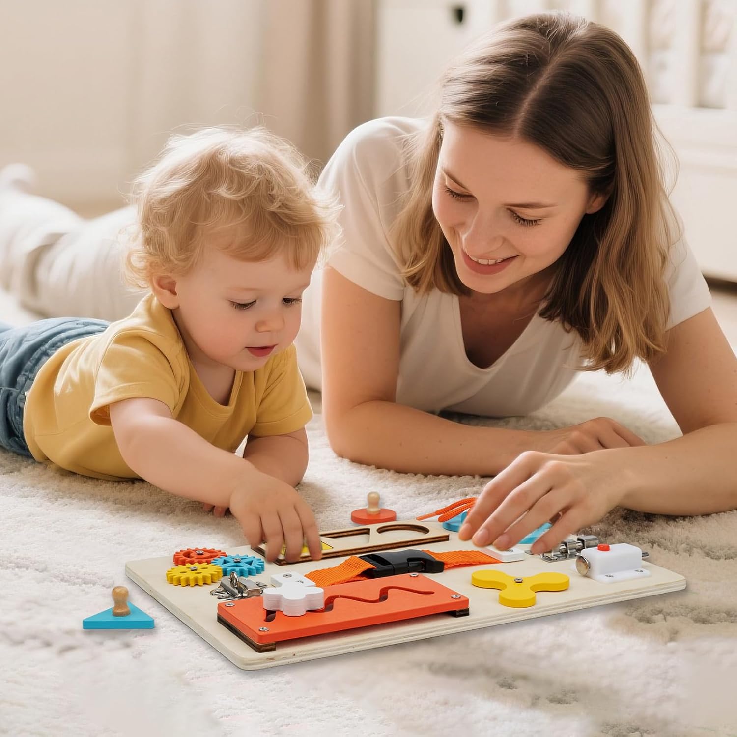 Montessori Busy Board for Todd - огляд і ціна Kids Educational Box