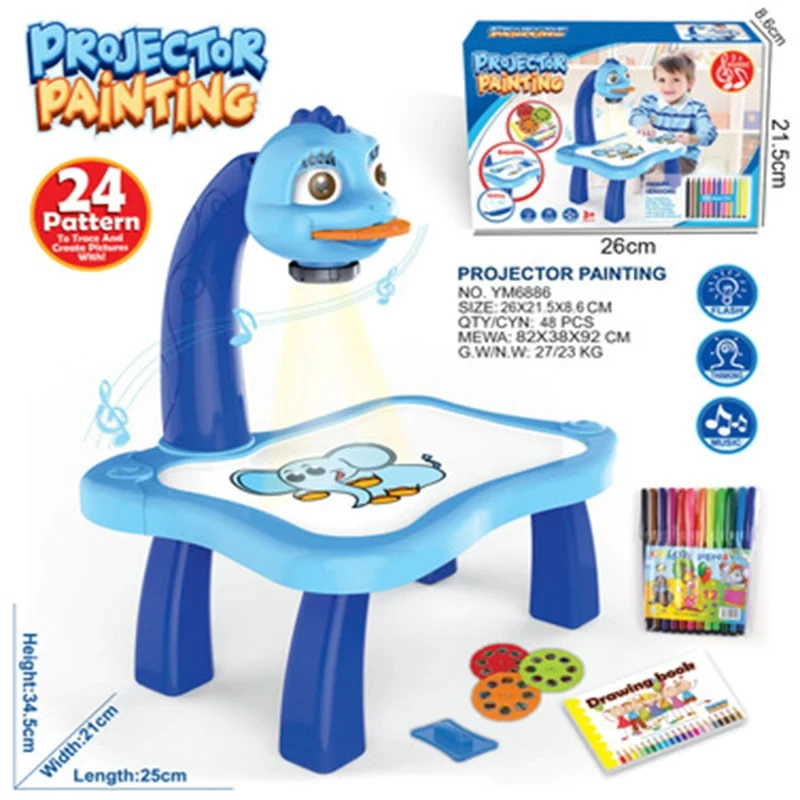 Children LED  Projector Art  D - огляд і ціна Drawing Projector Kids