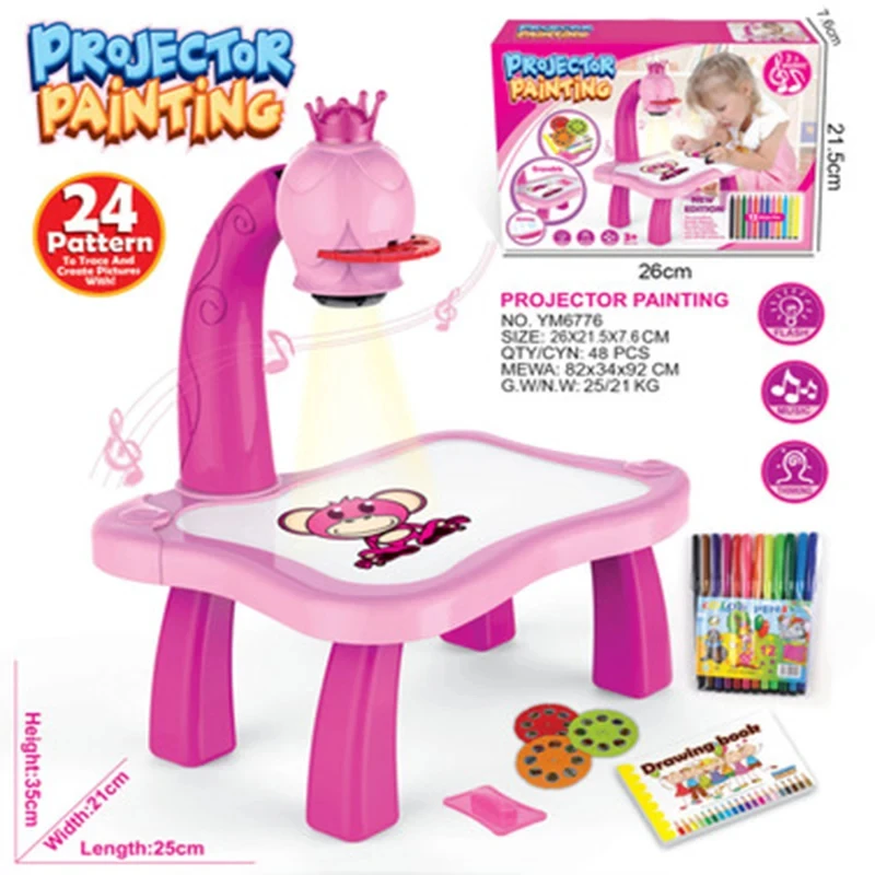 Children LED  Projector Art  D - огляд і ціна Drawing Projector Kids
