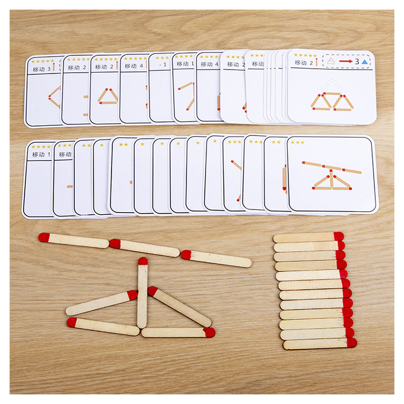 Montessori Matches Puzzles Gam - огляд і ціна Kids Educational Game 3