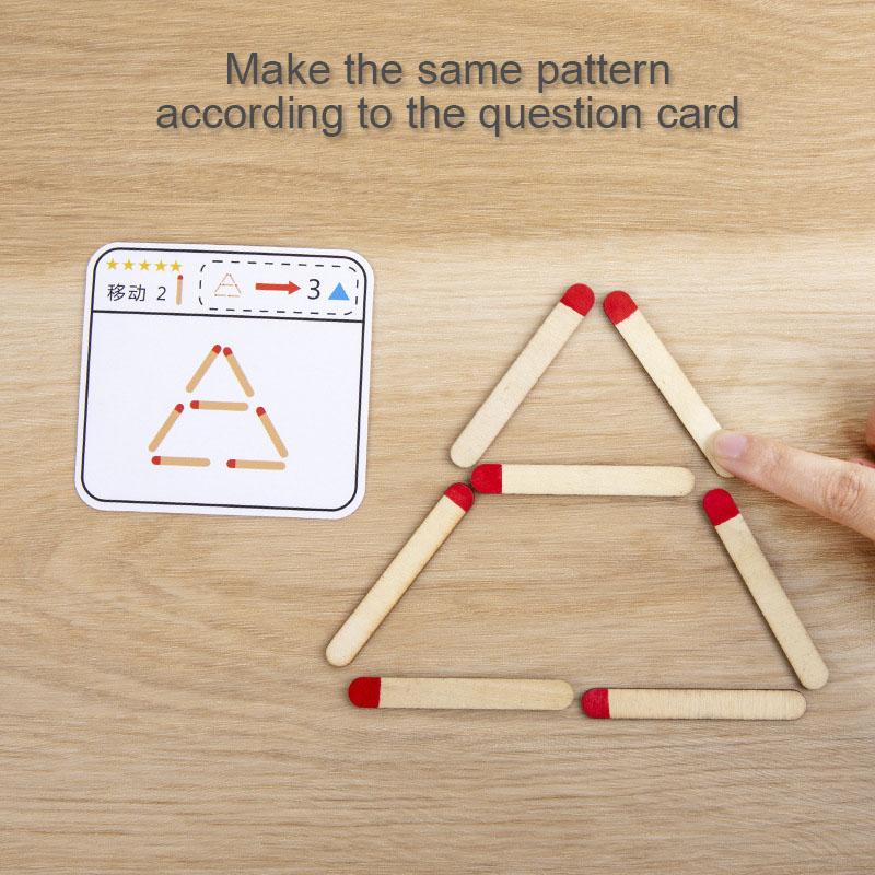 Montessori Matches Puzzles Gam - огляд і ціна Kids Educational Game 3