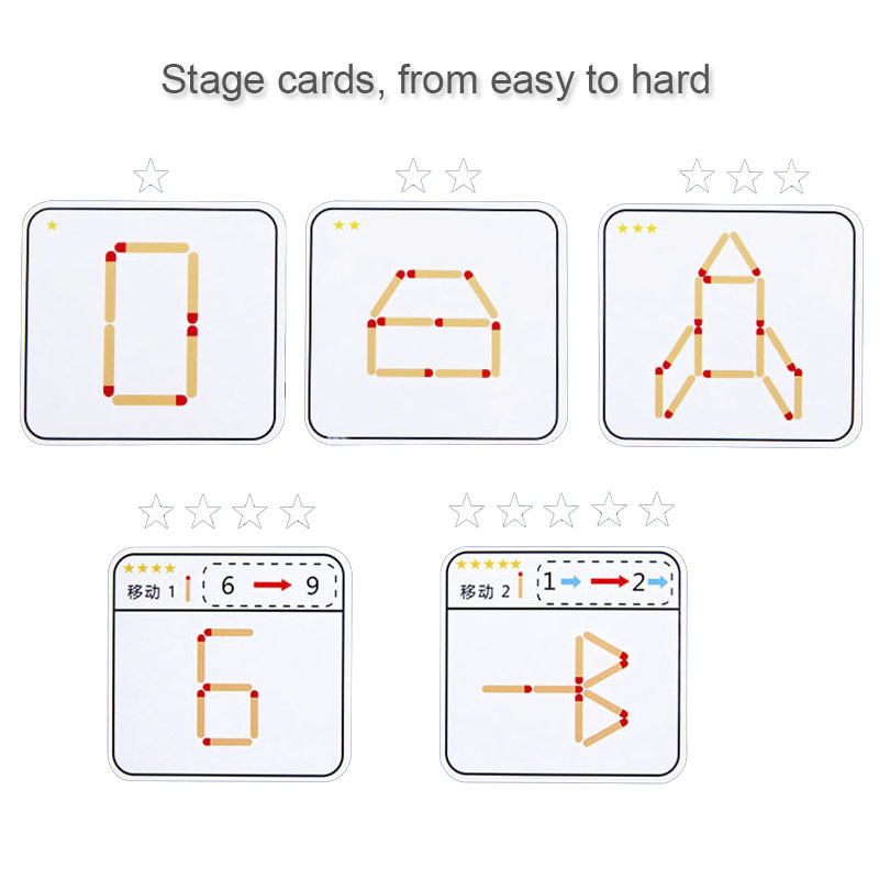 Montessori Matches Puzzles Gam - огляд і ціна Kids Educational Game 3