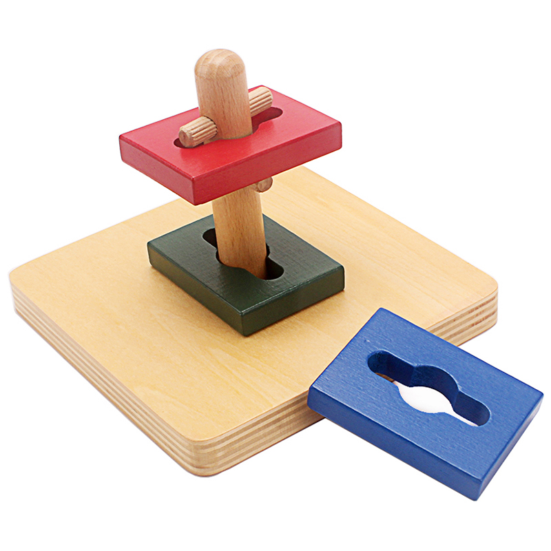 Infant Montessori Wooden Toy T - огляд і ціна Kids Educational Box