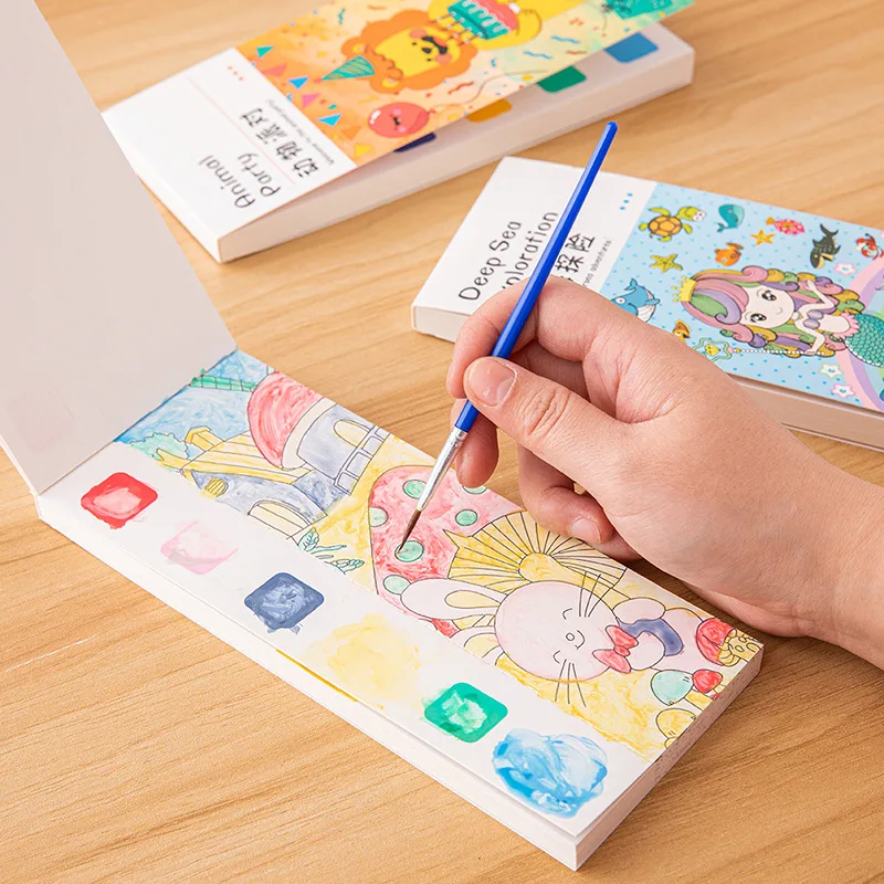20 Pages Portable Watercolor P - огляд і ціна Kids Education Laptop