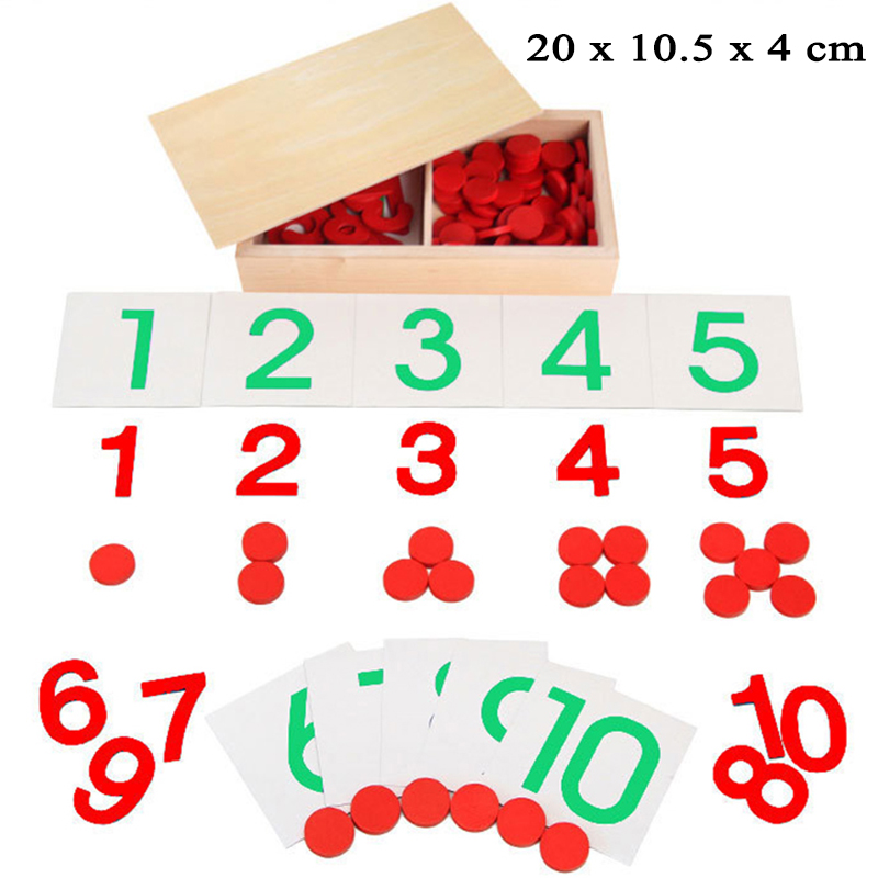Counting Box Math Montessori T - огляд і ціна Kids Education Number