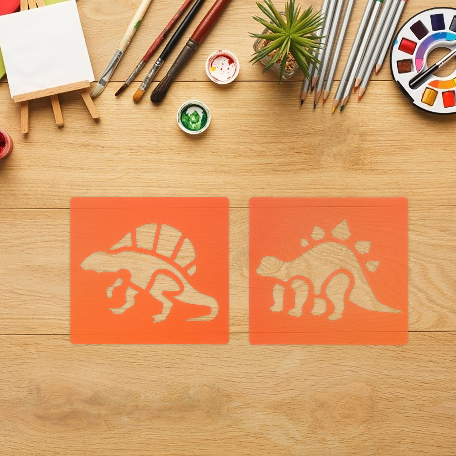 12Pcs Plastic Drawing Stencils - огляд і ціна Kids Education Wallpaper