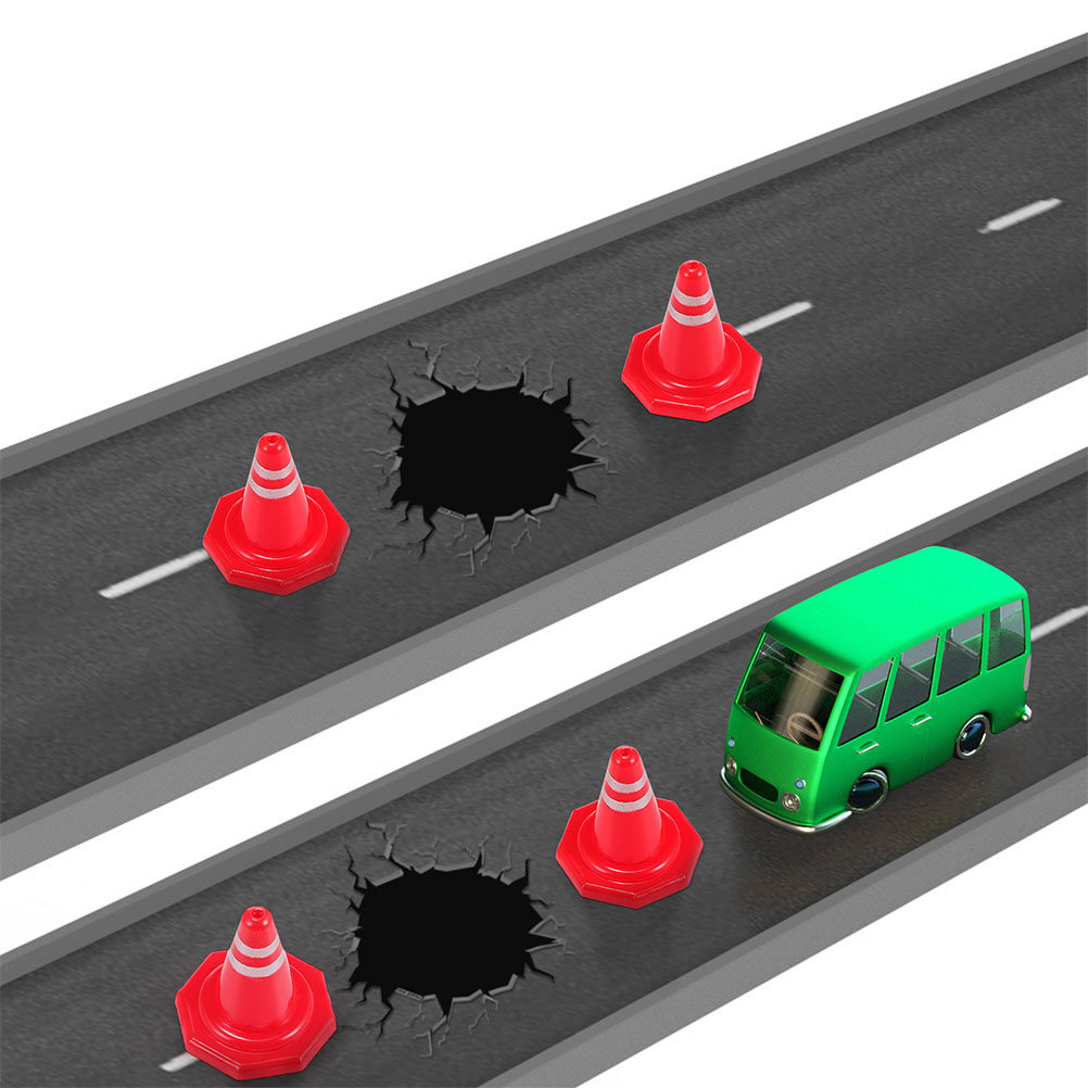 24Pcs Mini Traffic Cones Red P - огляд і ціна Kid Education