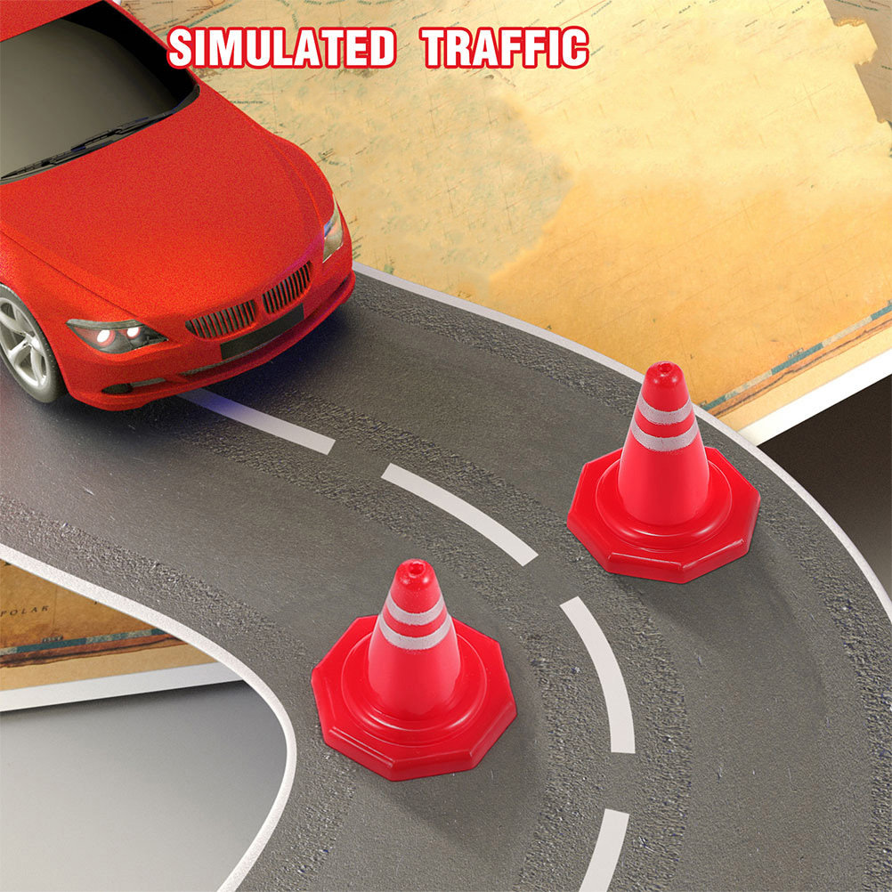 24Pcs Mini Traffic Cones Red P - огляд і ціна Kid Education