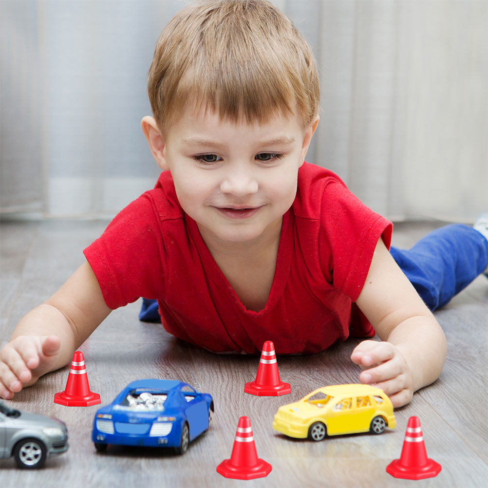24Pcs Mini Traffic Cones Red P - огляд і ціна Kid Education