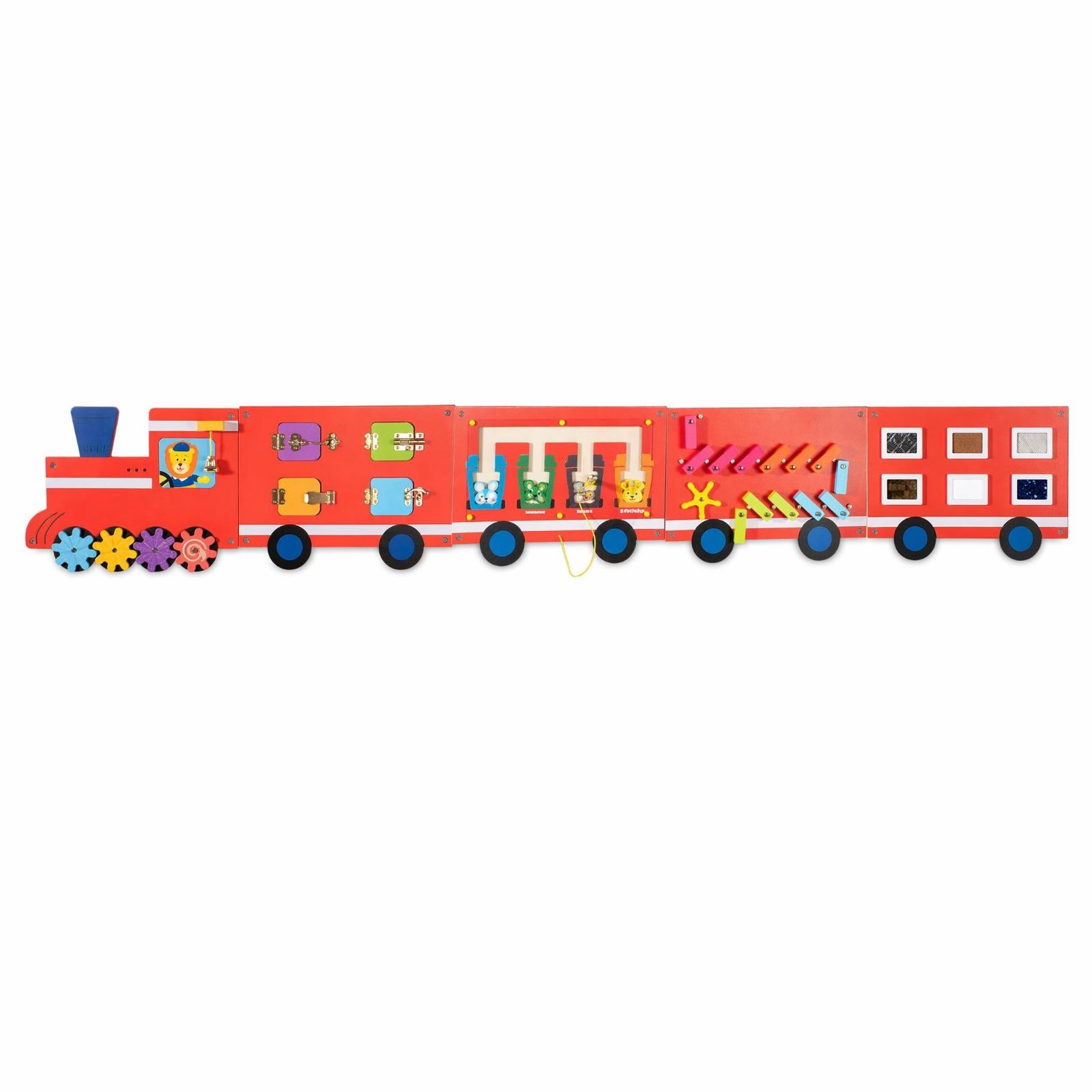 Wooden Wall Busy Board Educati - огляд і ціна Kids Education Wallpaper
