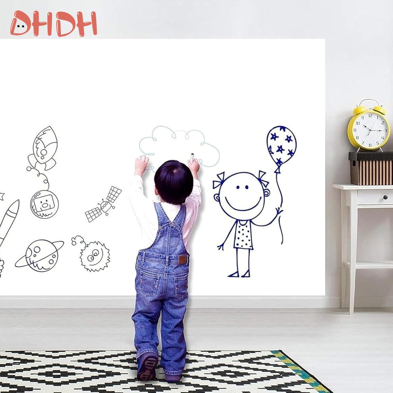 Kids Painting Scroll – Peel &  - огляд і ціна Kids Education Wallpaper