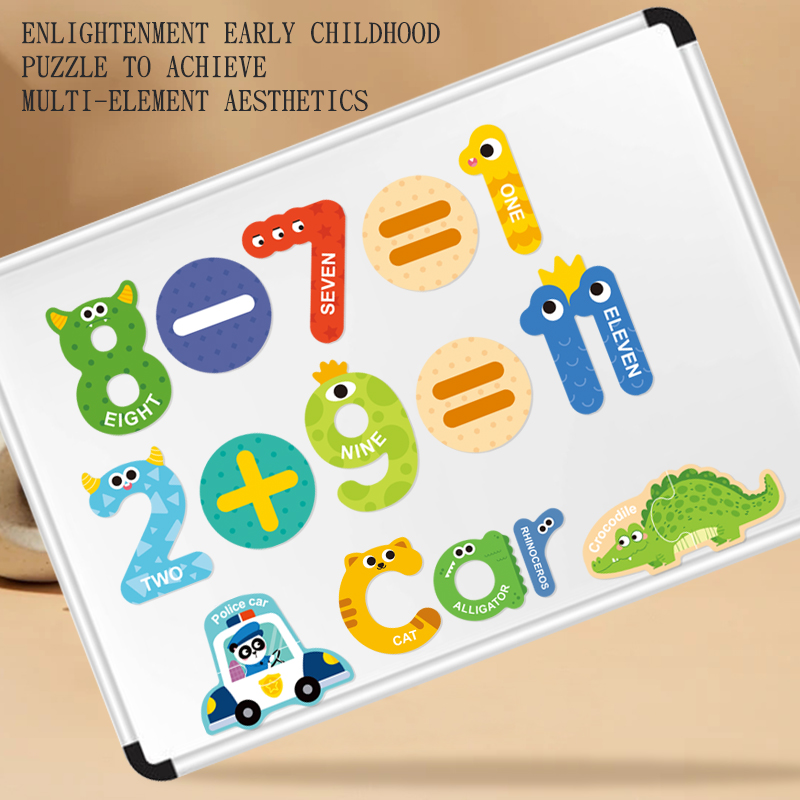 Magnetic Cognitive Matching Pu - огляд і ціна Kids Education Number